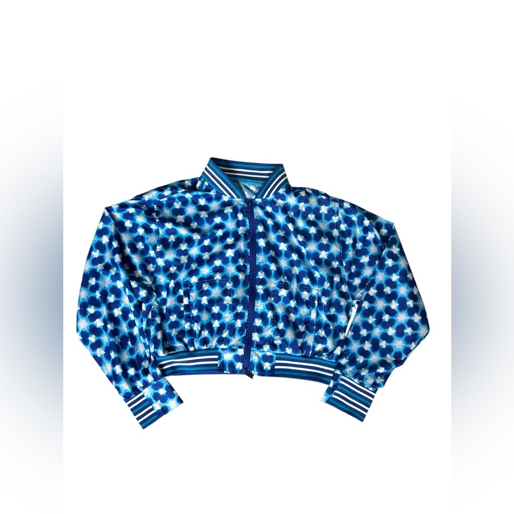 Free People lightweight zip up cropped tennis jacket size S-M - Picture 5 of 8
